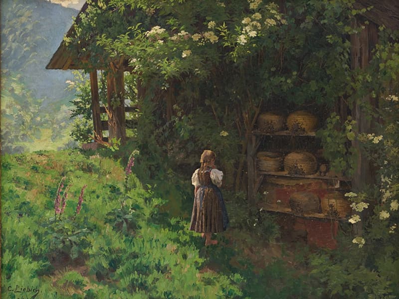 By the Bees (1896), Curt Liebich